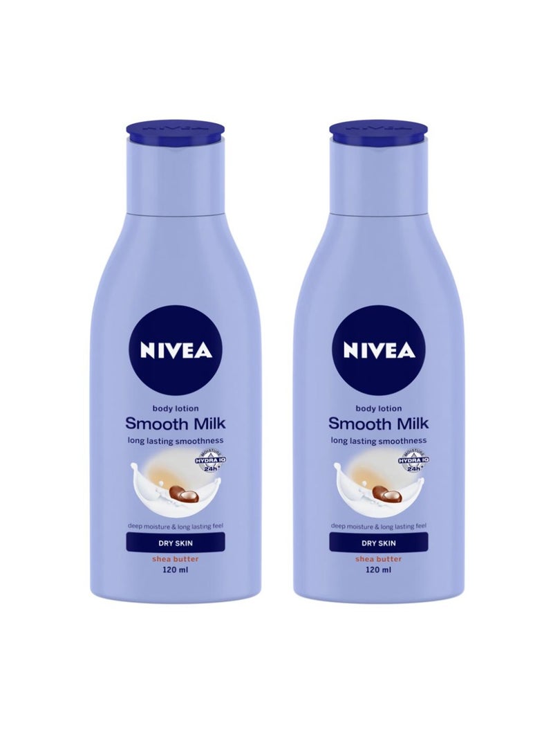 Nivea Body Lotion Smooth Milk (200ml)(pack of 2) - Image 3